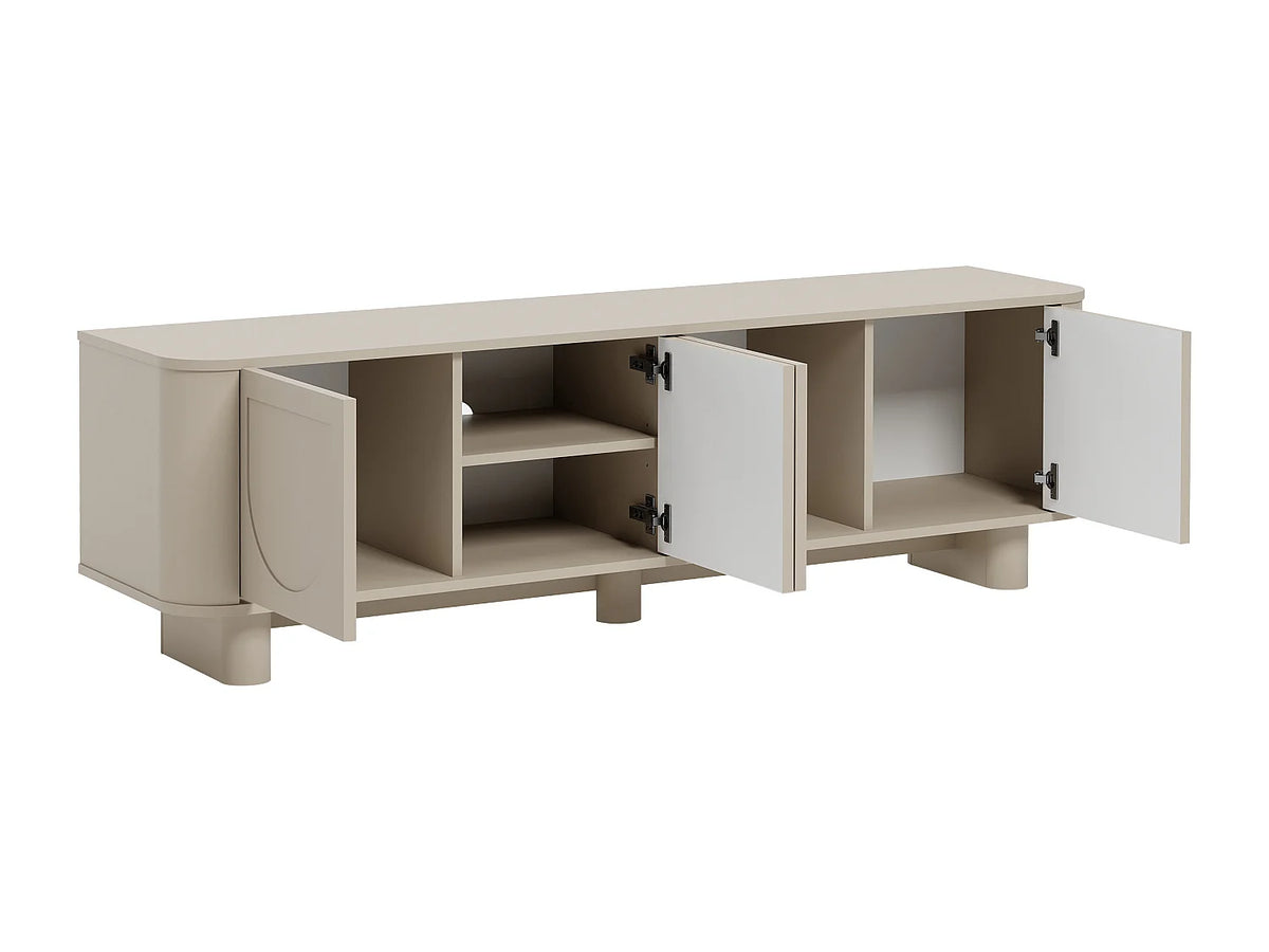 Meuble TV Beige Moderne - BRISTANA vue 5