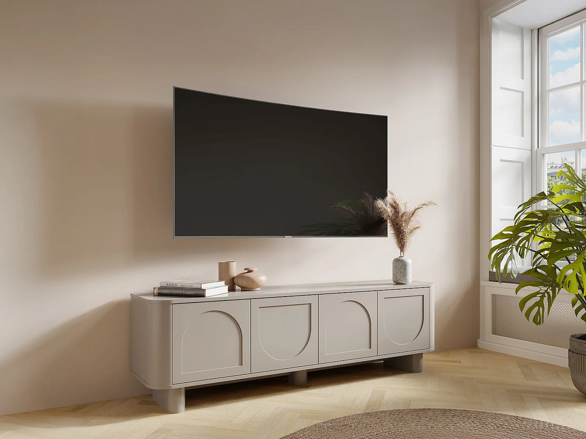 Meuble TV Beige Moderne - BRISTANA vue 6
