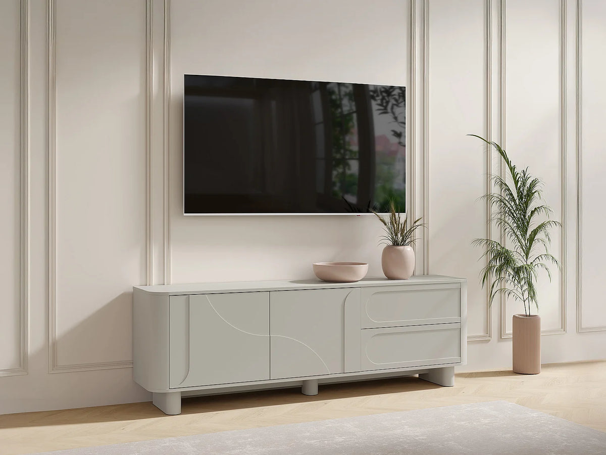 Meuble TV Beige Moderne - DIGARA