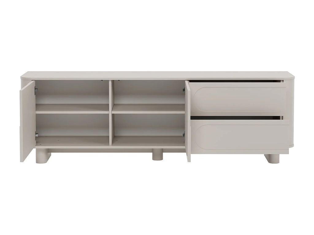 Meuble TV Beige Moderne - DIGARA vue 4