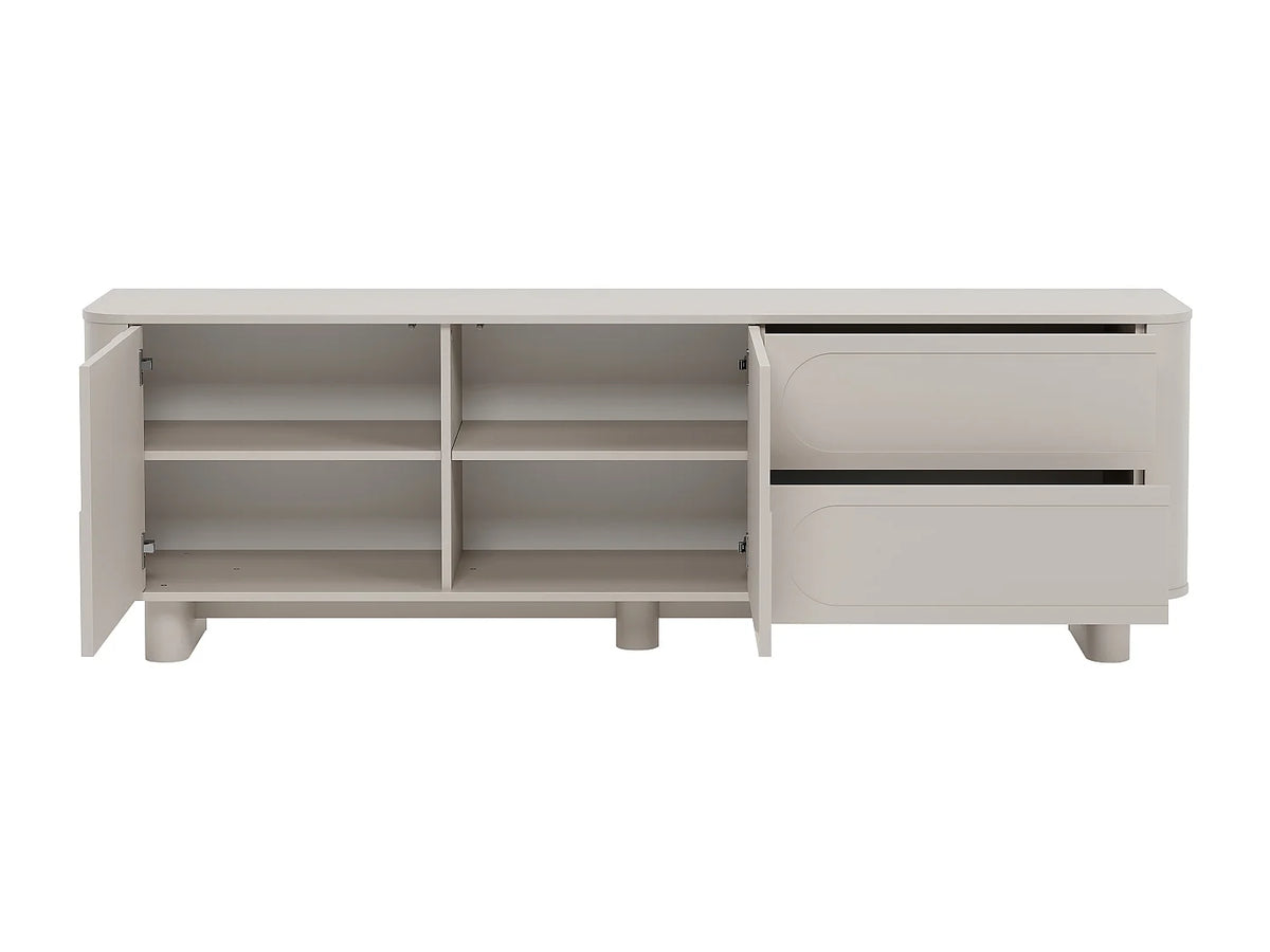 Meuble TV Beige Moderne - DIGARA vue 4