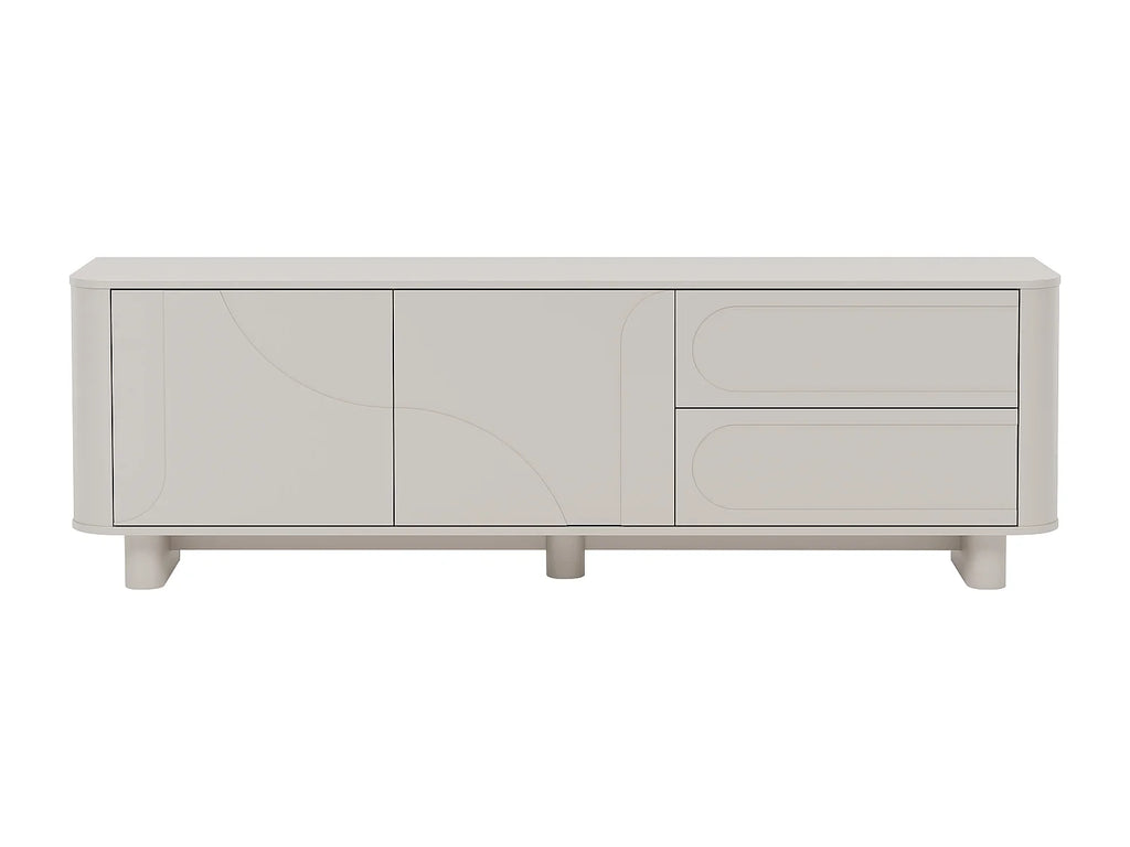 Meuble TV Beige Moderne - DIGARA vue 2