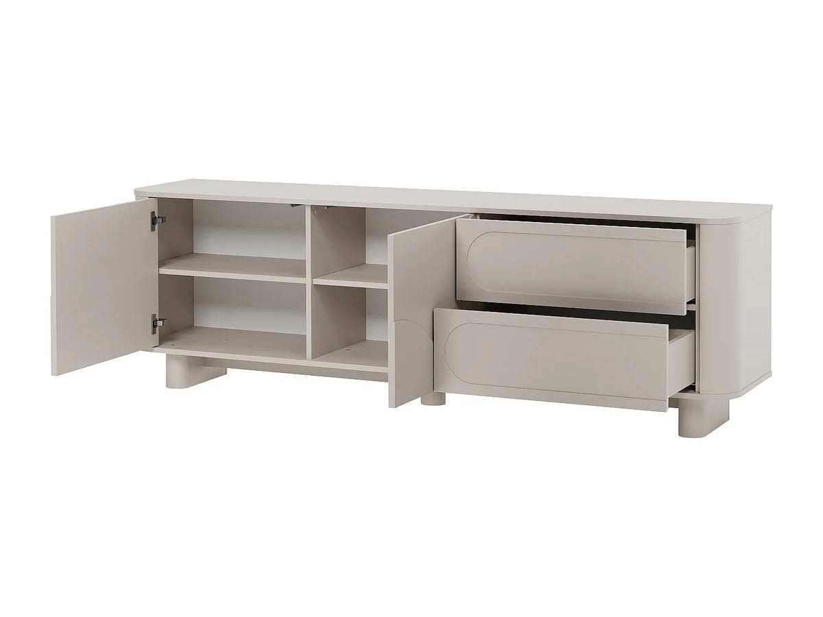 Meuble TV Beige Moderne - DIGARA vue 5