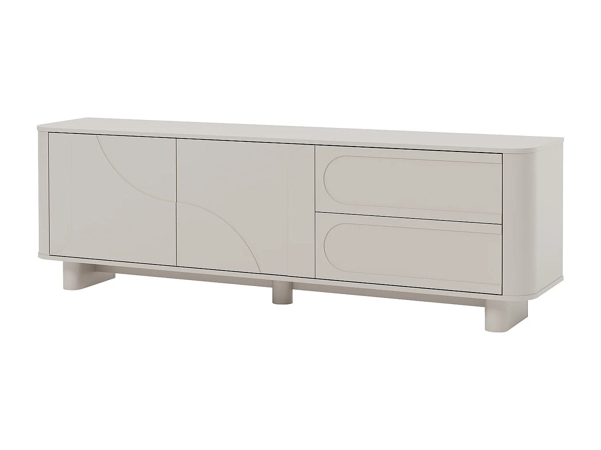 Meuble TV Beige Moderne - DIGARA vue 3