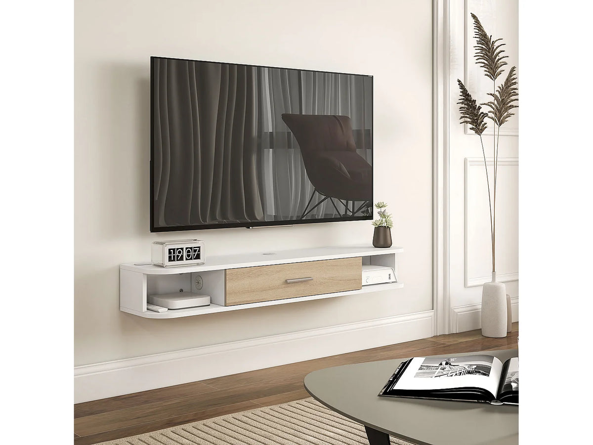 Meuble TV Suspendu Design - HOMCOM