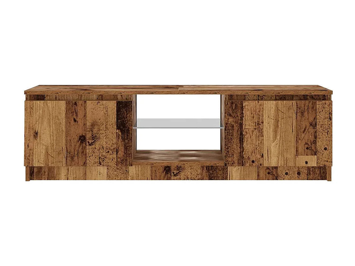 Meuble TV Bas en Bois 120 cm - CLICNBUY vue 7