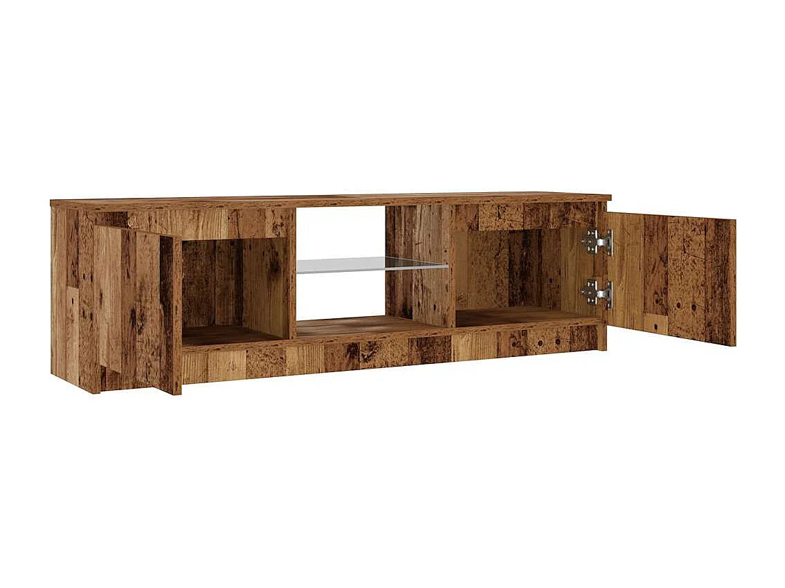 Meuble TV Bas en Bois 120 cm - CLICNBUY vue 10