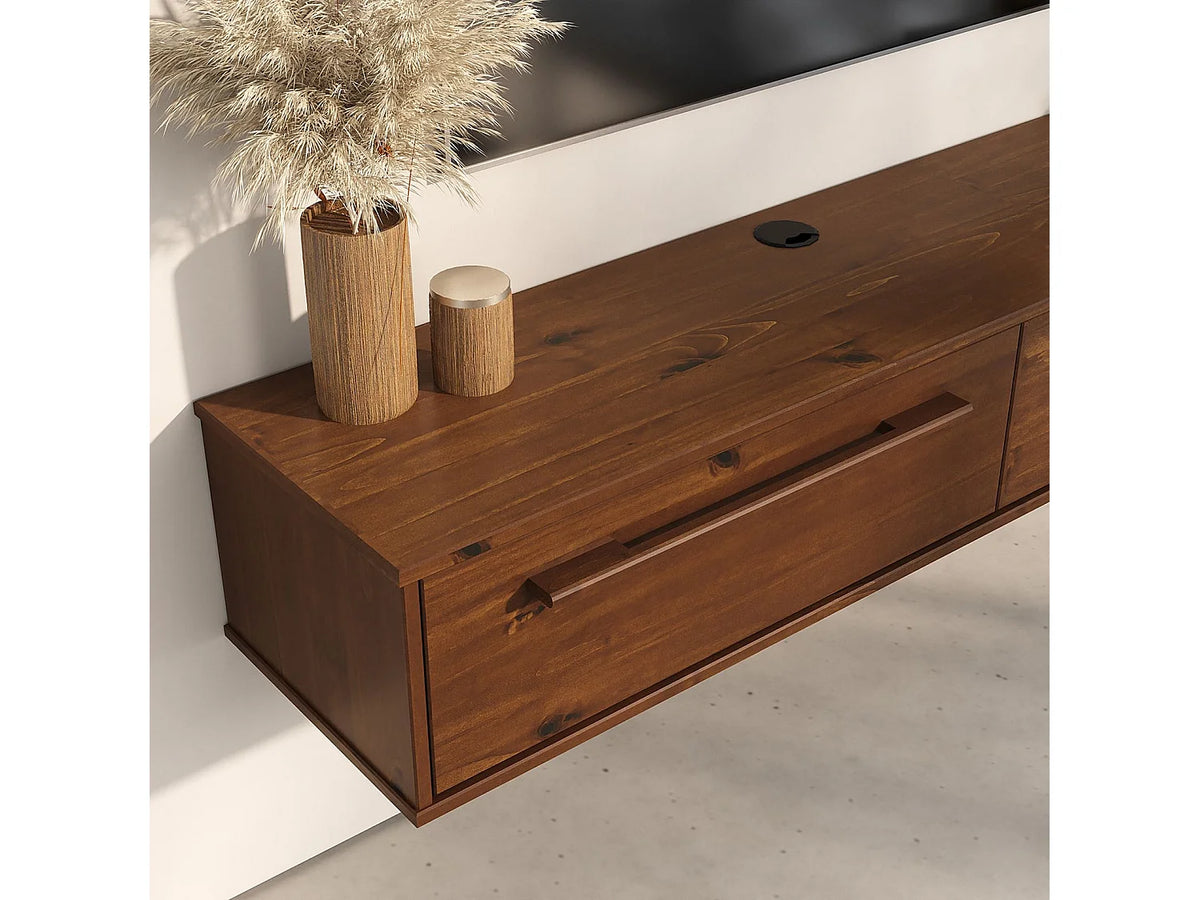 Meuble TV Suspendu Design - TECCA vue 4