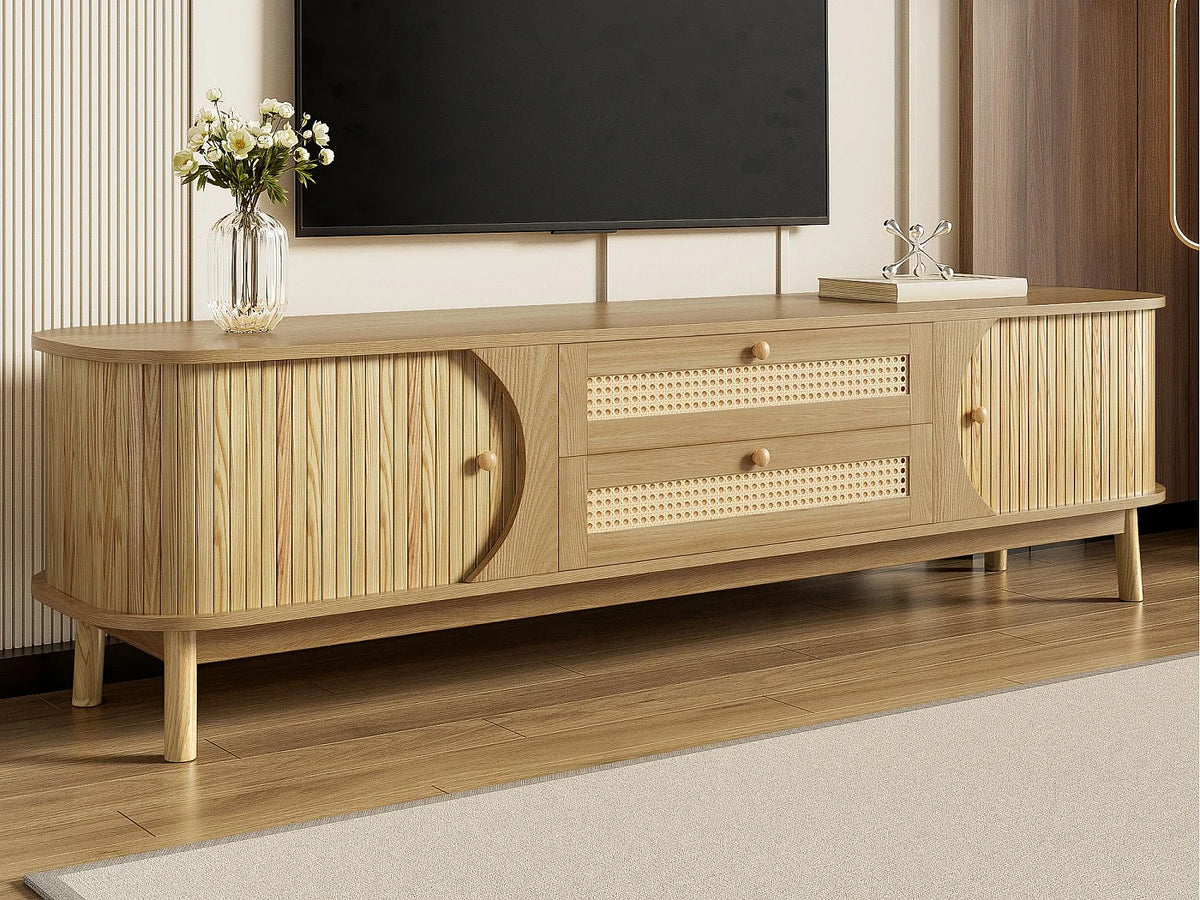 Meuble TV en Bois Moderne 170 cm - MODERNLUXE