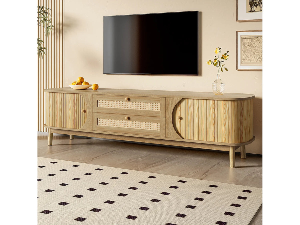 Meuble TV en Bois Moderne 170 cm - MODERNLUXE vue 3