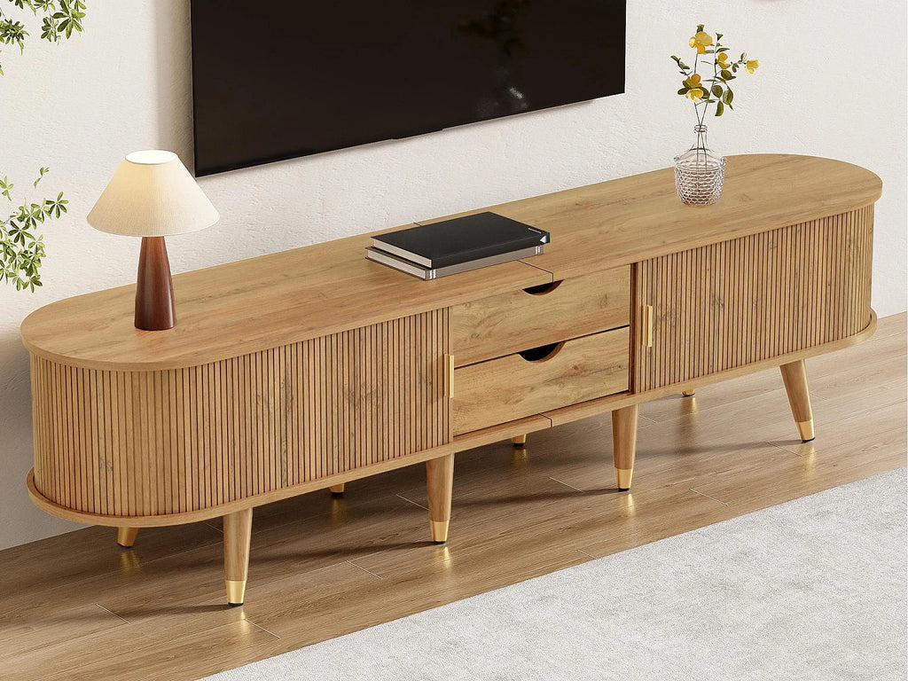Meuble TV Bas en Bois 175 cm - MODERNLUXE