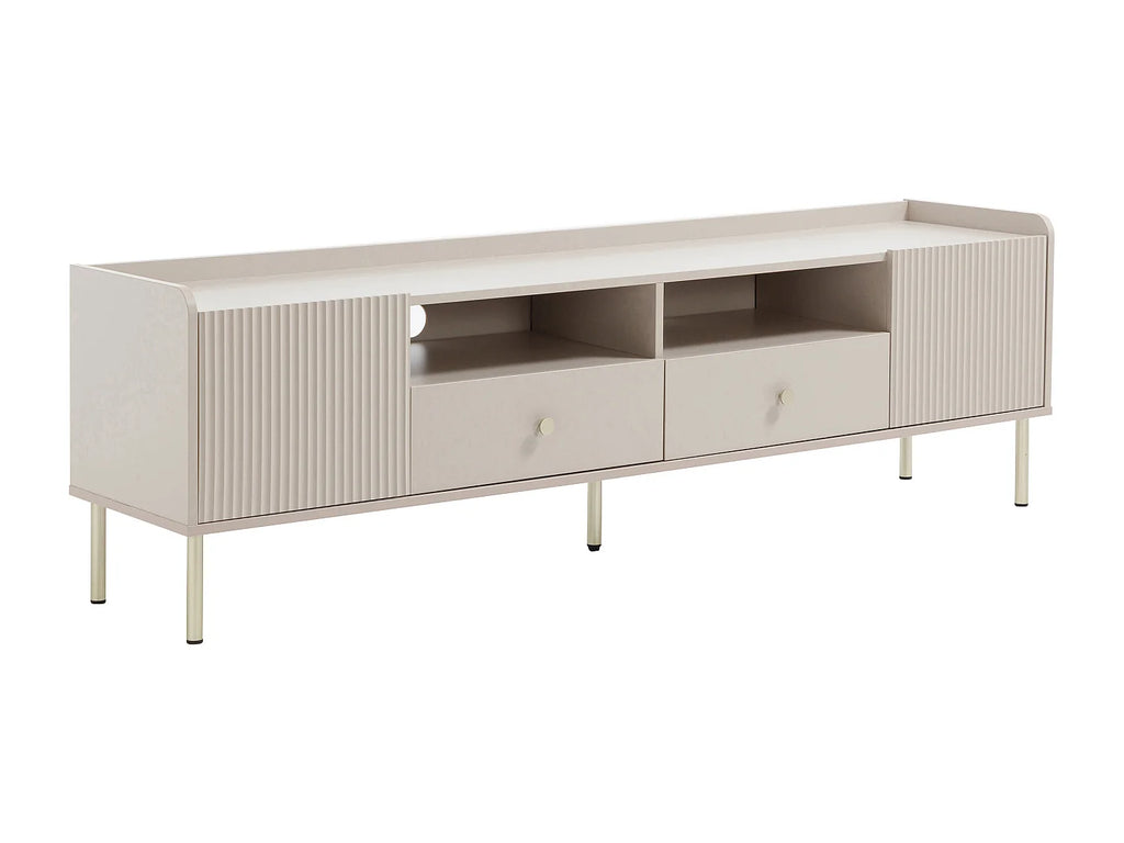 Meuble TV Beige 180 cm - LUNAOR vue 3
