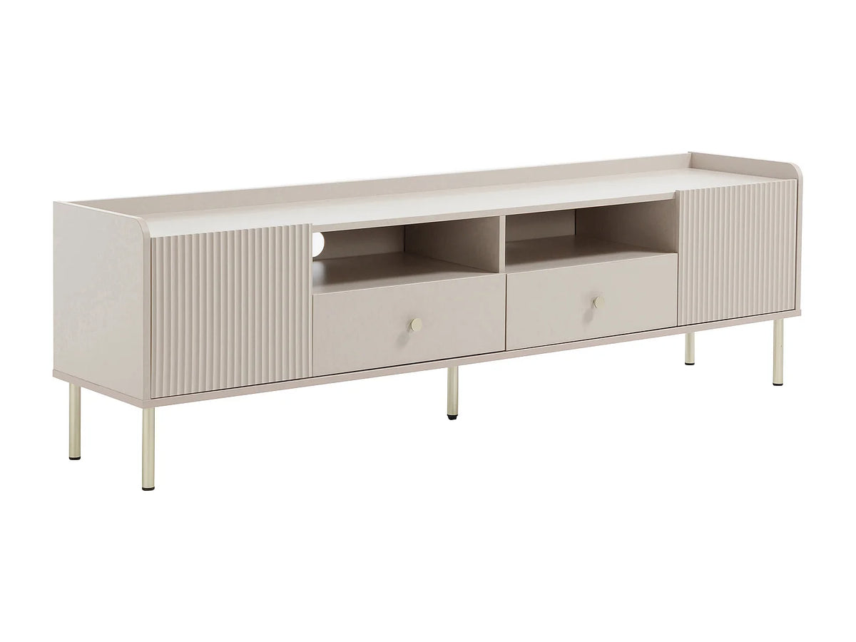 Meuble TV Beige 180 cm - LUNAOR vue 3