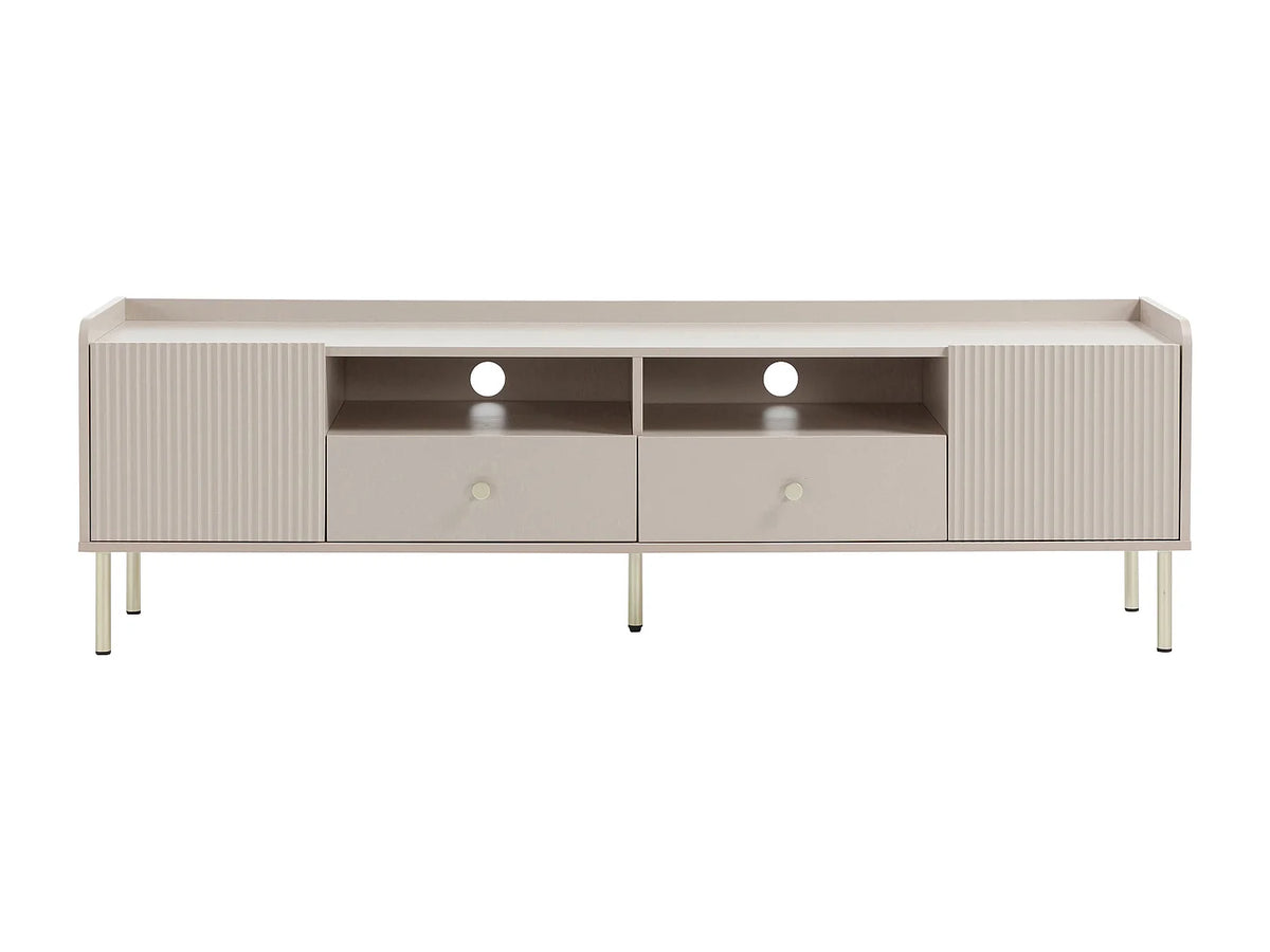 Meuble TV Beige 180 cm - LUNAOR vue 2
