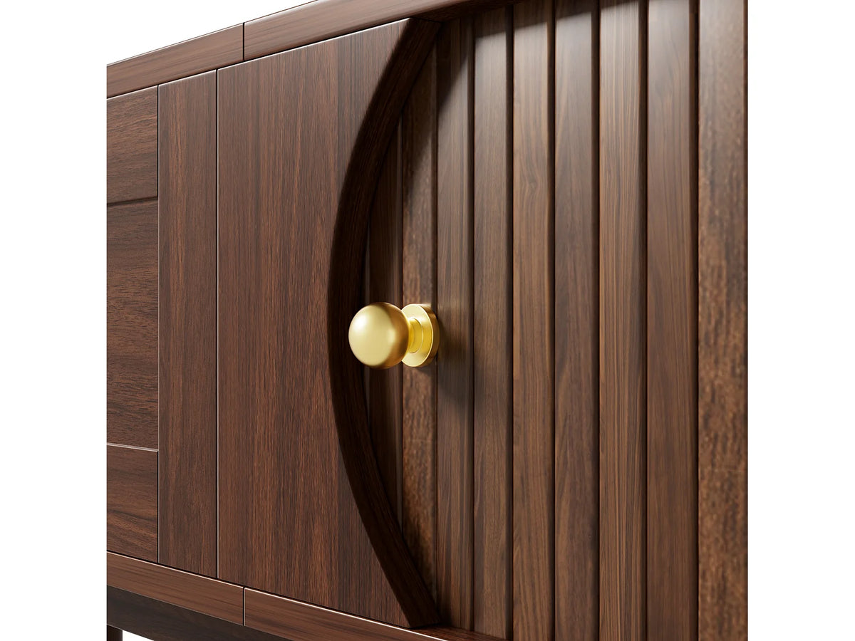 Meuble TV Bas en Bois 170 cm - MODERNLUXE vue 9