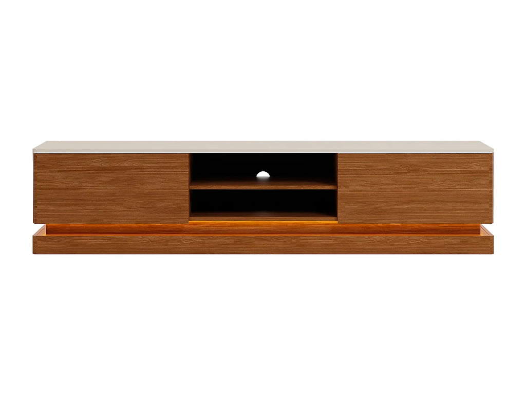 Meuble TV Bas en Bois - DEVIKA vue 3