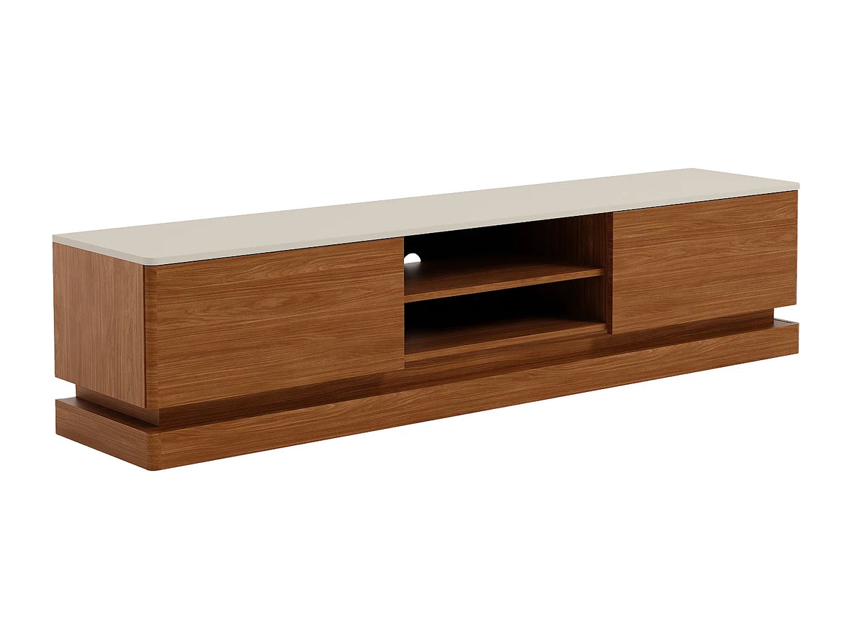 Meuble TV Bas en Bois - DEVIKA vue 5