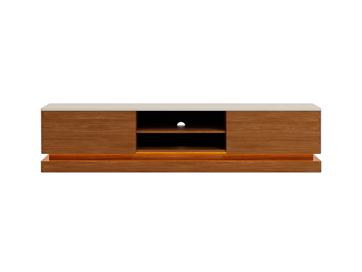 Meuble TV Bas en Bois - DEVIKA vue 2