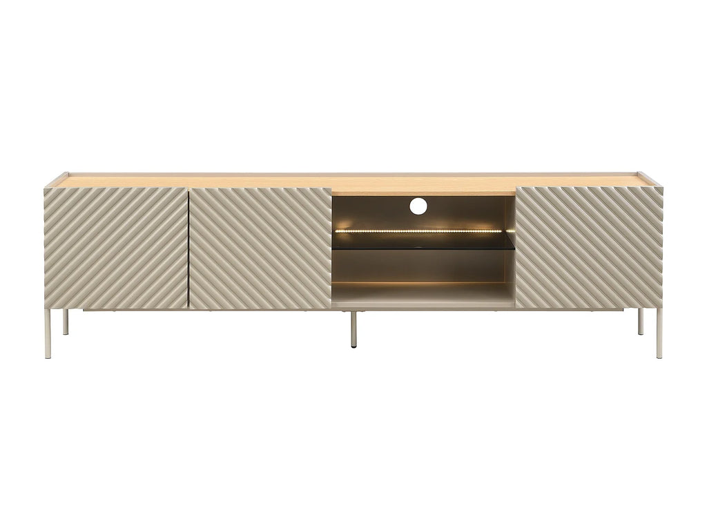 Meuble TV en Bois 200 cm - TASIBA vue 2