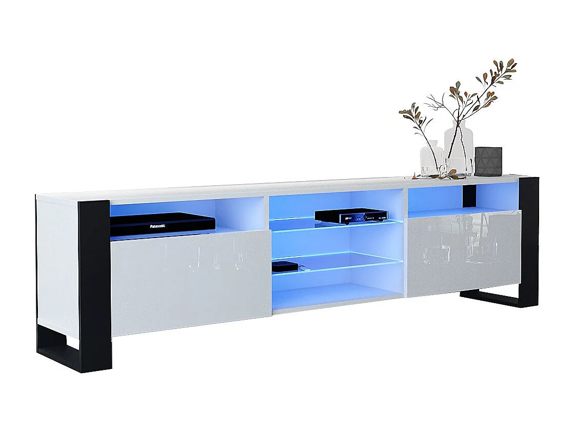 Meuble TV en Bois Blanc - DUSINE INDUSTRIES vue 2
