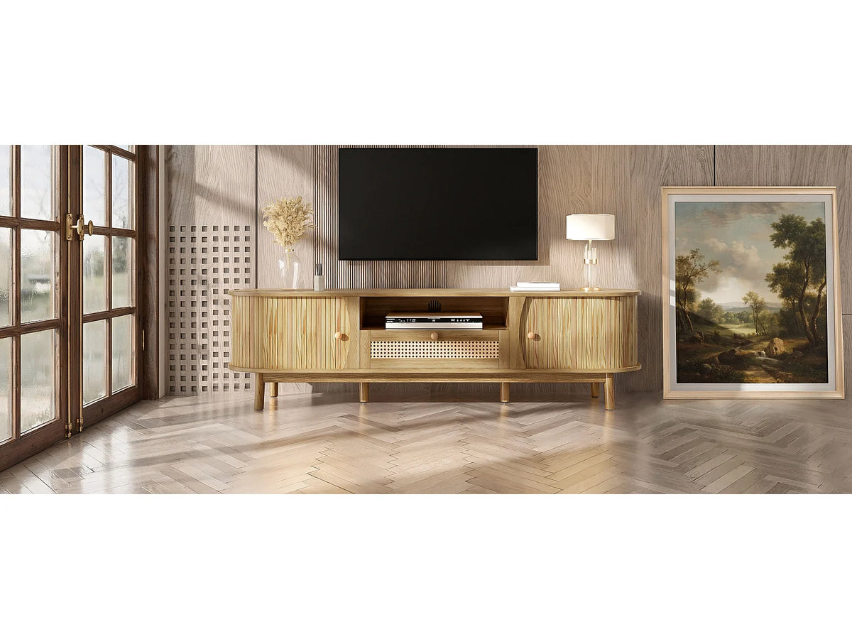 Meuble TV en Bois - MERAX vue 9