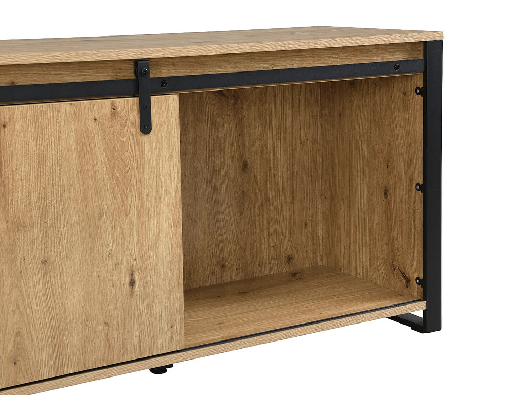 Meuble TV en Bois Noir - BELINARO vue 8