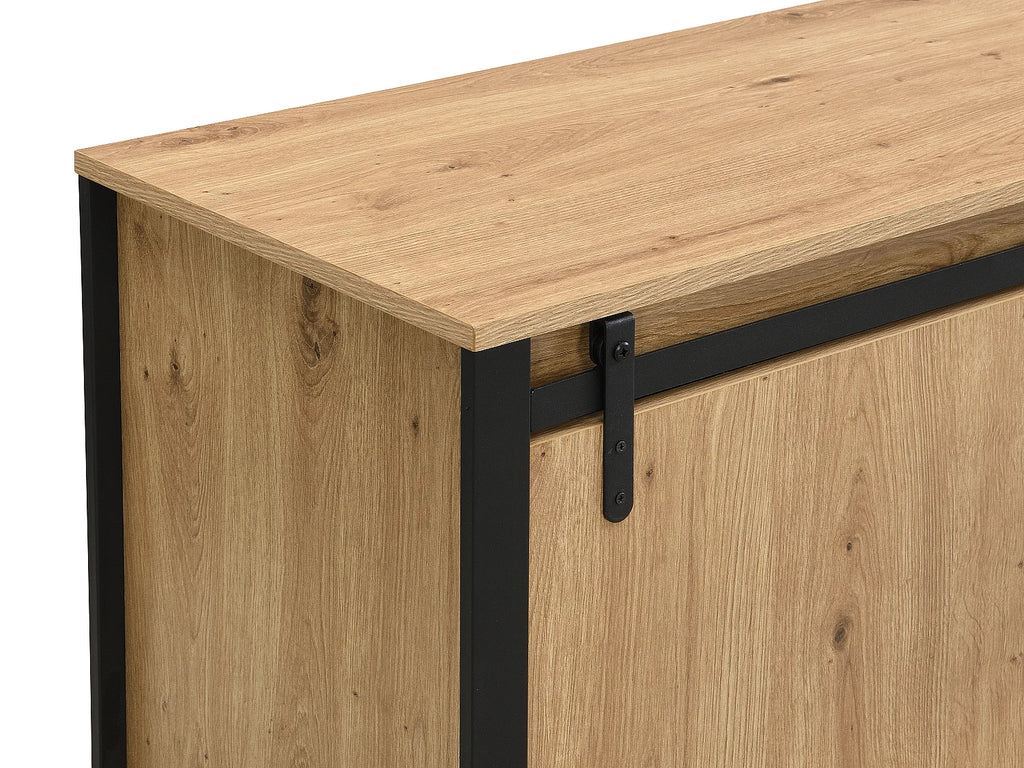 Meuble TV en Bois Noir - BELINARO vue 6
