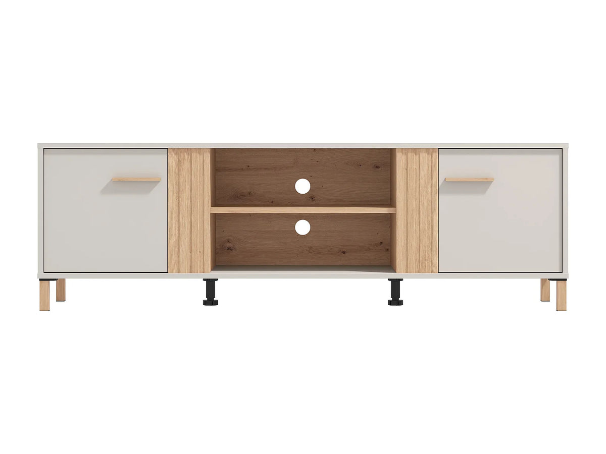 Meuble TV en Bois Scandinave - LYSANO vue 2