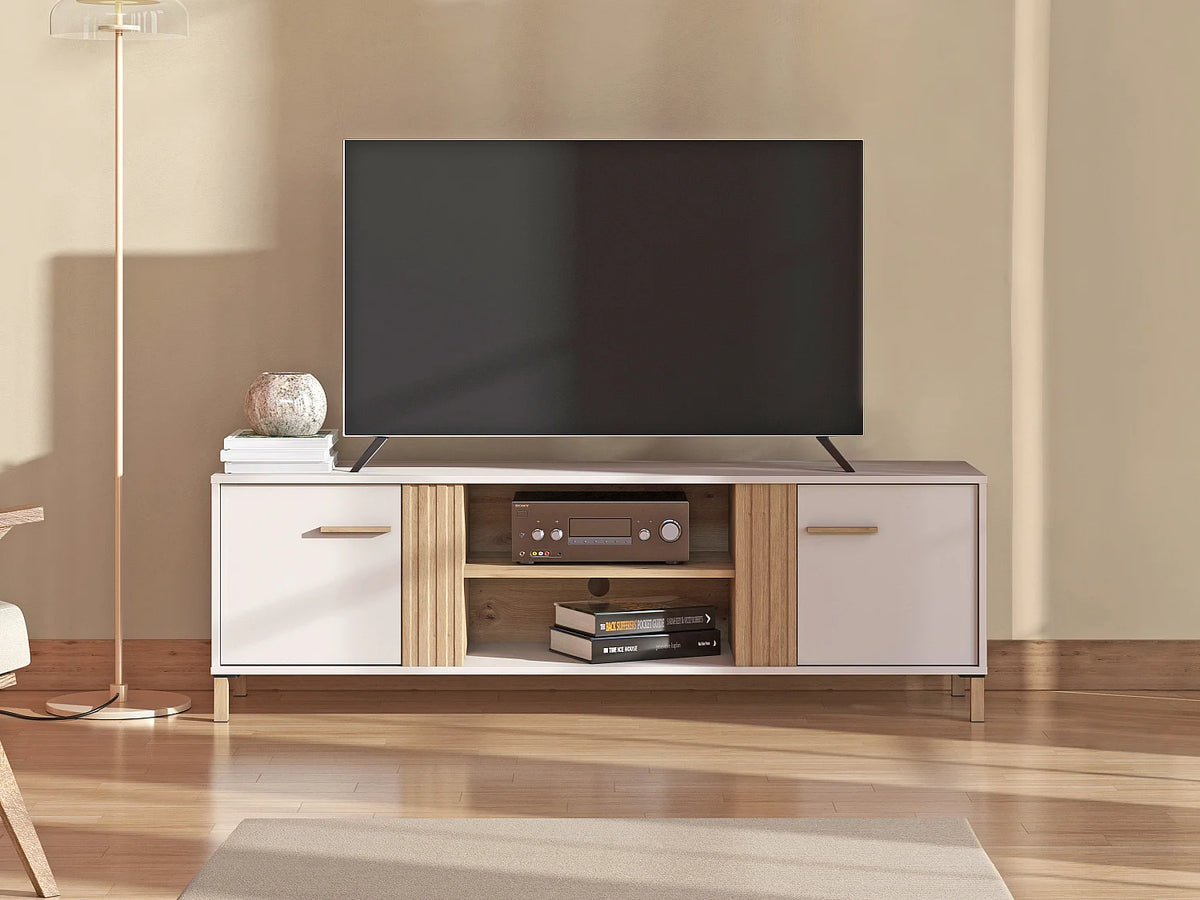 Meuble TV en Bois Scandinave - LYSANO