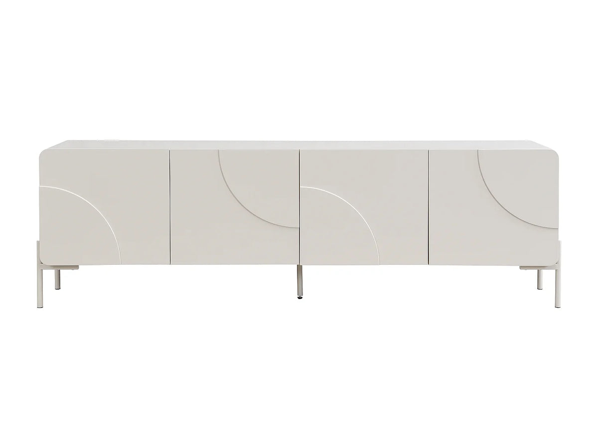 Meuble TV Beige 180 cm - ZELINARO vue 2