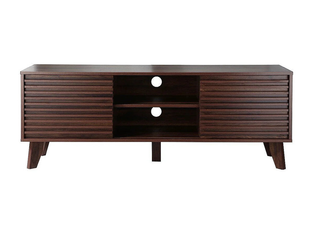 Meuble TV en Bois Marron - FRIBOURG vue 2