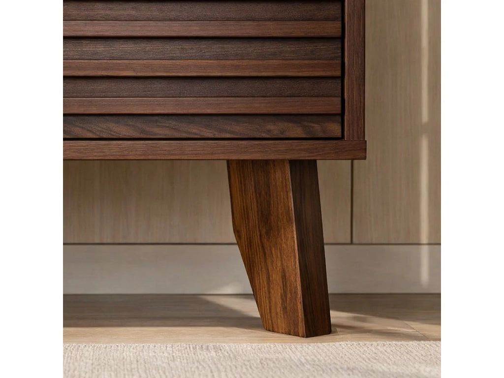 Meuble TV en Bois Marron - FRIBOURG vue 5