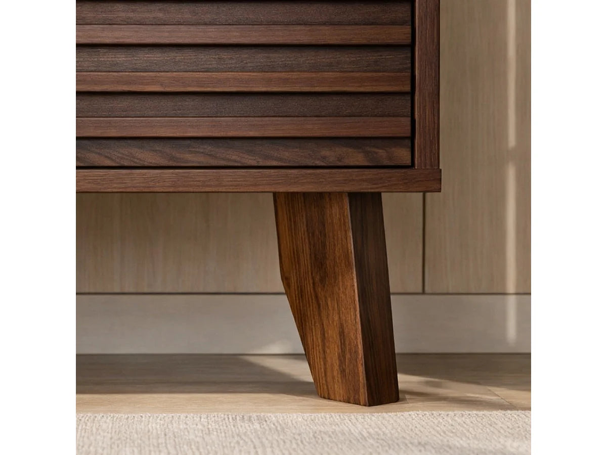 Meuble TV en Bois Marron - FRIBOURG vue 5