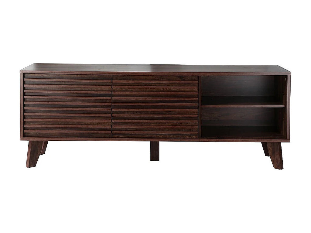 Meuble TV en Bois Marron - FRIBOURG vue 7