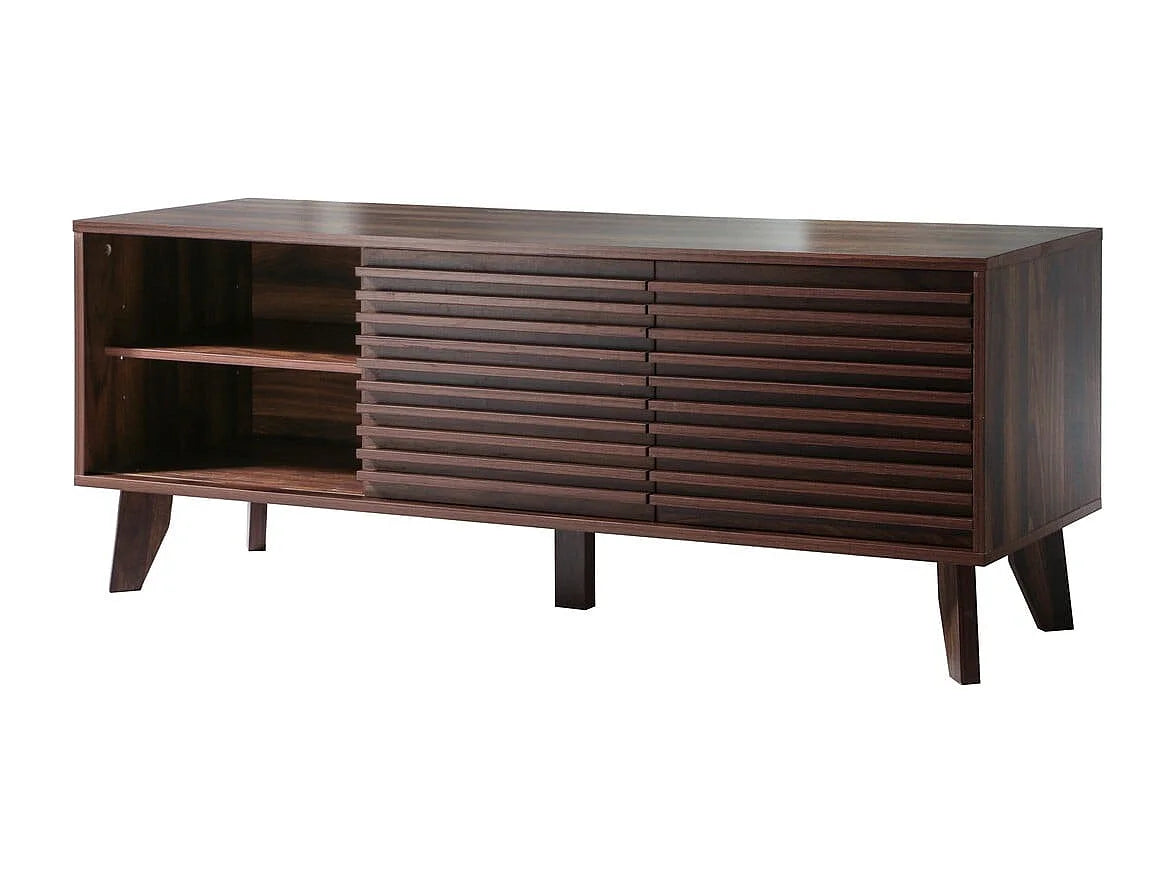 Meuble TV en Bois Marron - FRIBOURG vue 8