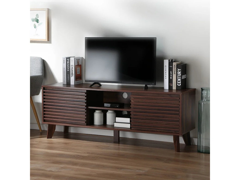 Meuble TV en Bois Marron - FRIBOURG vue 9