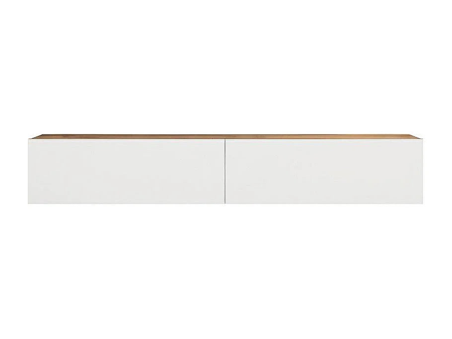 Meuble TV en Bois Blanc - AUBEPINA vue 2