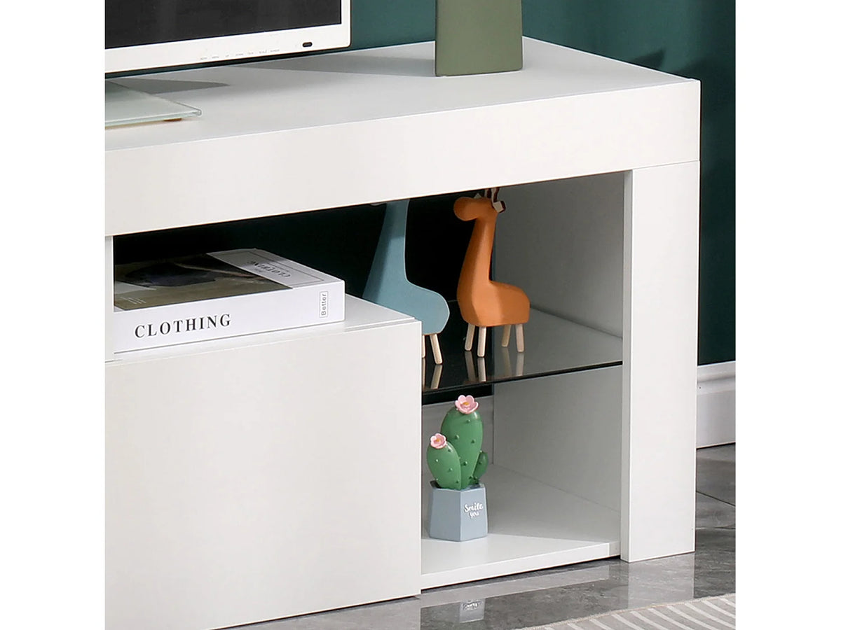 Meuble TV en Bois Blanc - HAPPY GARDEN vue 5
