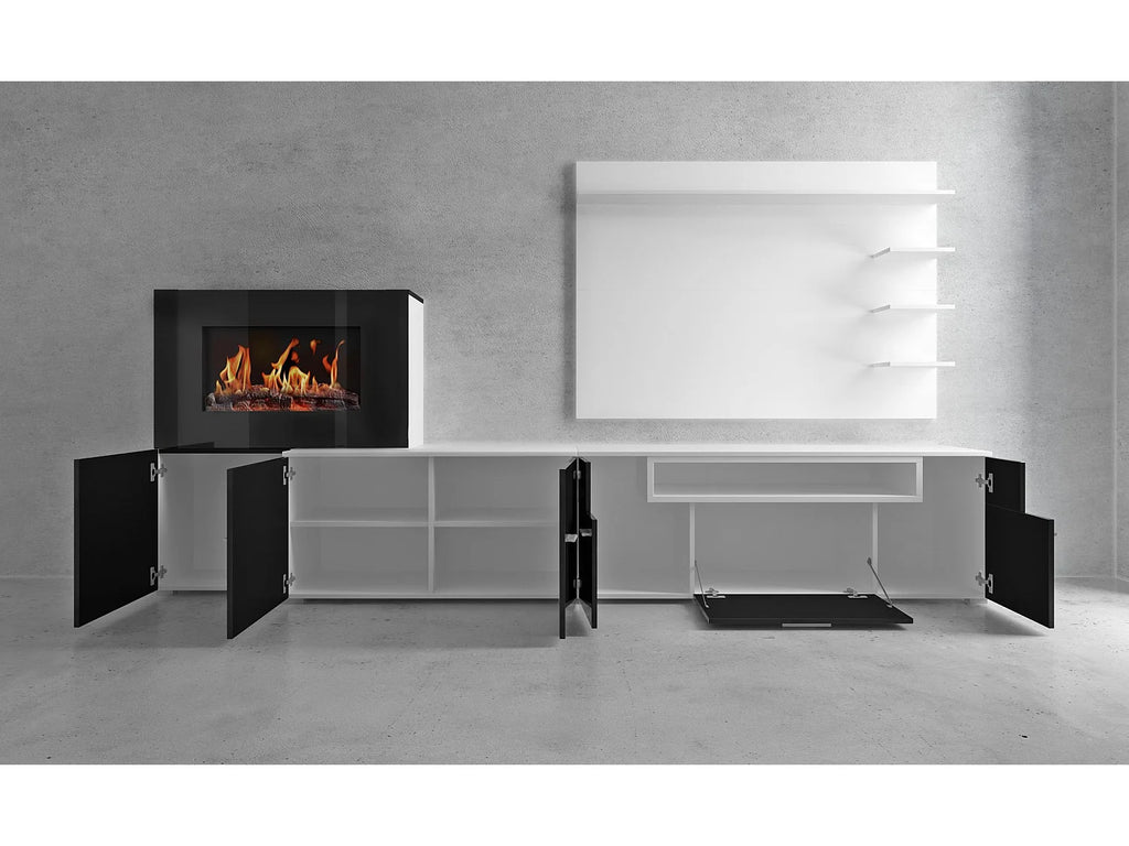Meuble TV en Bois Blanc - SKRAUT HOME vue 3
