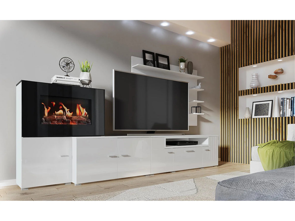 Meuble TV en Bois Blanc - SKRAUT HOME vue 7