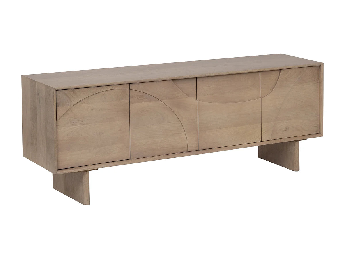 Meuble TV en Manguier 160 cm - BERLAMA vue 3