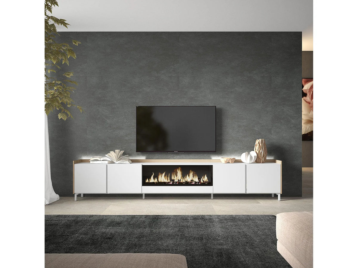 Meuble TV Suspendu Design - SKRAUT HOME vue 2