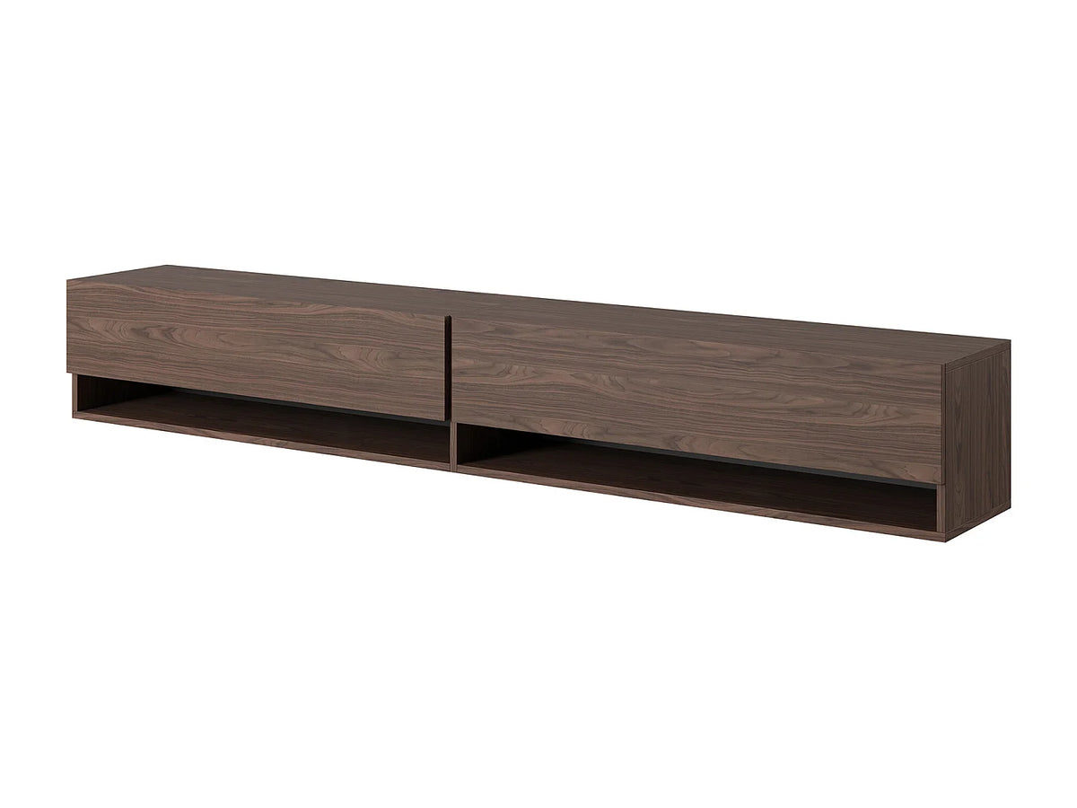 Meuble TV Effet Noyer 200 cm - MIRRGO vue 6
