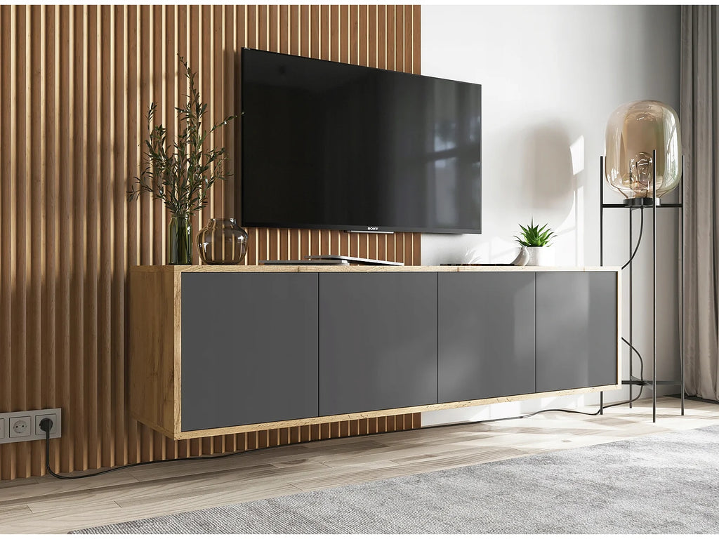 Meuble TV Suspendu Moderne - APOLLO2 vue 5