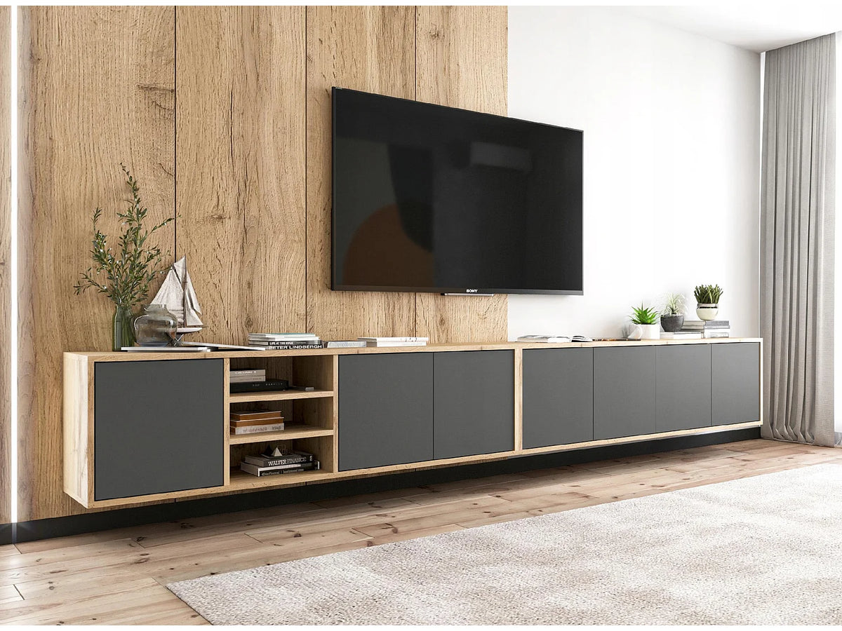 Meuble TV Suspendu Moderne - APOLLO2 vue 10