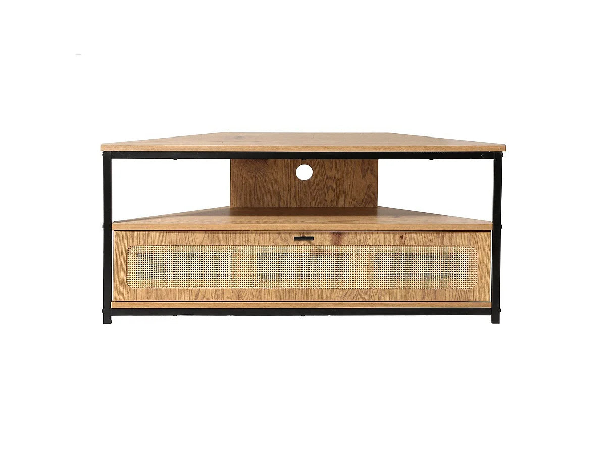 Meuble TV Bas en Bois - JAYA vue 2