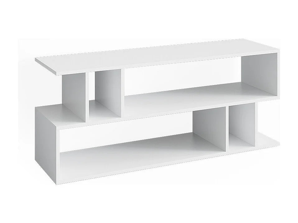 Meuble TV en Bois Blanc 120 cm - VICCO