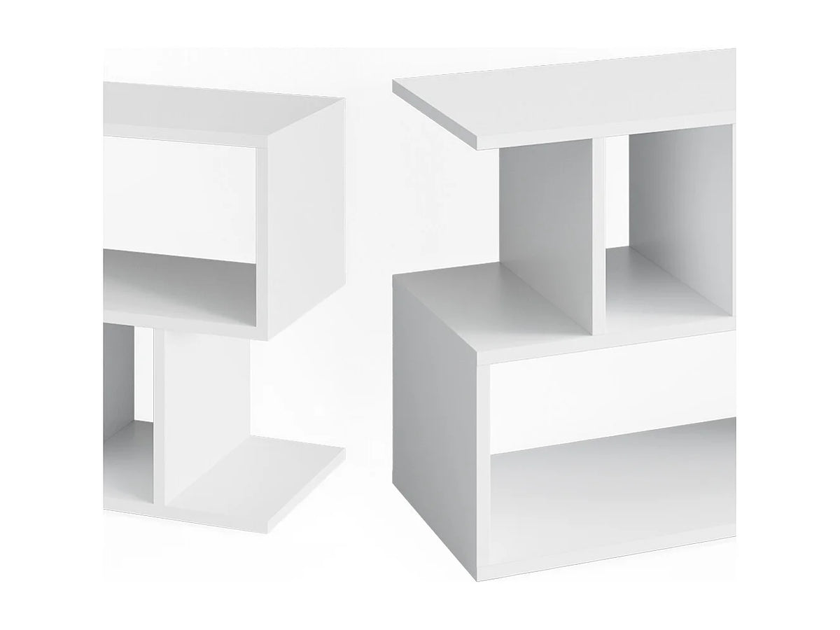 Meuble TV en Bois Blanc 120 cm - VICCO vue 5