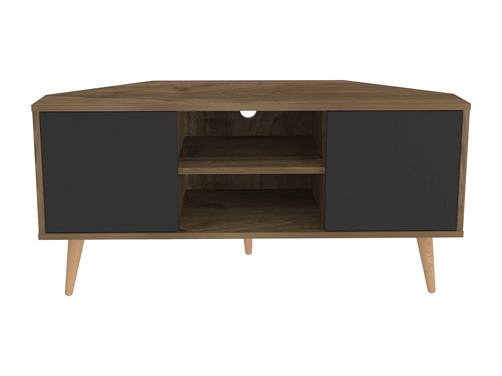 Meuble TV d'Angle Noir - DECOROTIKA FR vue 6