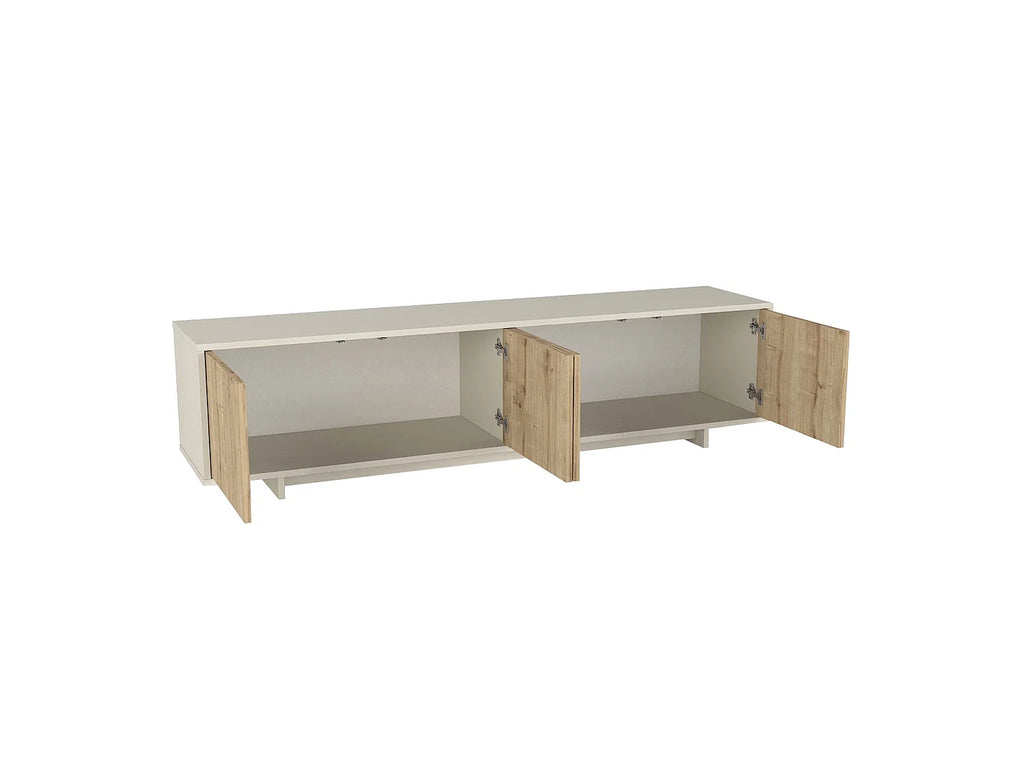Meuble TV en Bois 180 cm - ZEFYNA vue 4